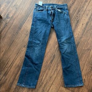 Levi's Men's Medium-Dark Blue Straight Jeans